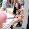 【野外リモートバイブ】「やだ…こんなところでイキそう！」野外でオおまんこを刺激されて美少女のお股はとろとろ！