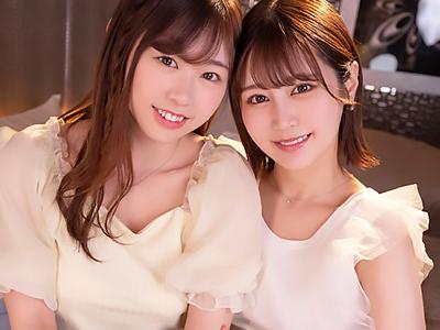 【綾瀬こころ 川北メイサ】幼なじみの美女コンビに挟まれて超密着サンドイッチ3P性交