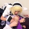 リゼとシャロのレズSEX！ごちうさコスプレで美娘が百合ゆりえっち！鶴田かな みほの