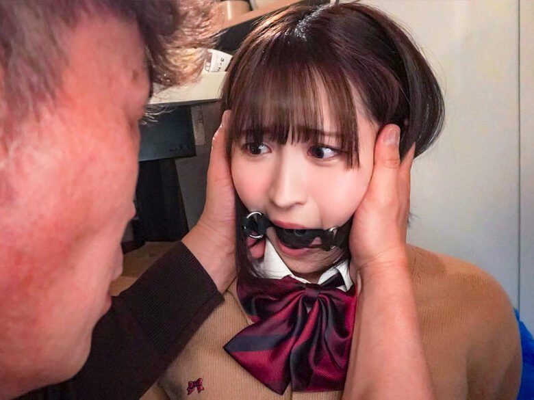 【JKレ〇プ】ゴミ屋敷住人が隣人JK強制セックス！雑魚マンコ串刺しされて敏感マンコ反応して男の好き放題セックス！