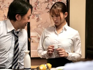 【出張先相部屋NTR】「だめぇ！やめて！」彼氏有り娘社員が部長チ〇コを挿入される！ピストンに大きなおっぱい揺れるOL！